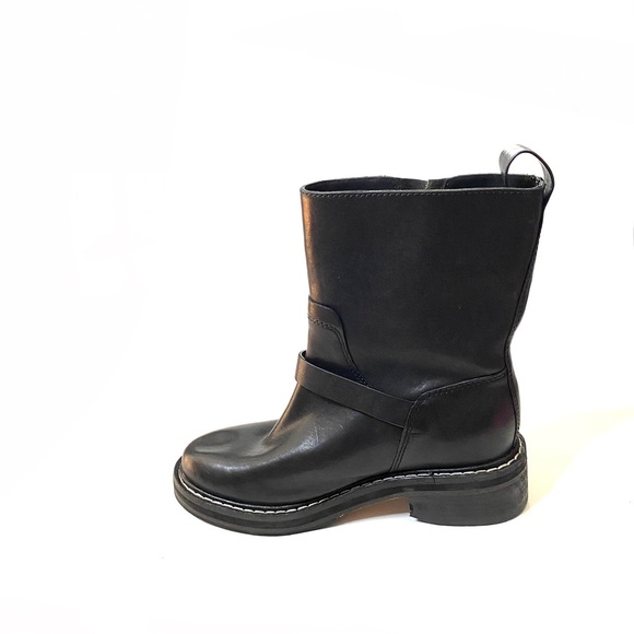 rag & bone Leather Moto Biker Boots Buckle Detail Black
NWT - Picture 4 of 16